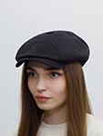 Кепка AIS COLLEZIONI арт. 8 COTTON (черный)